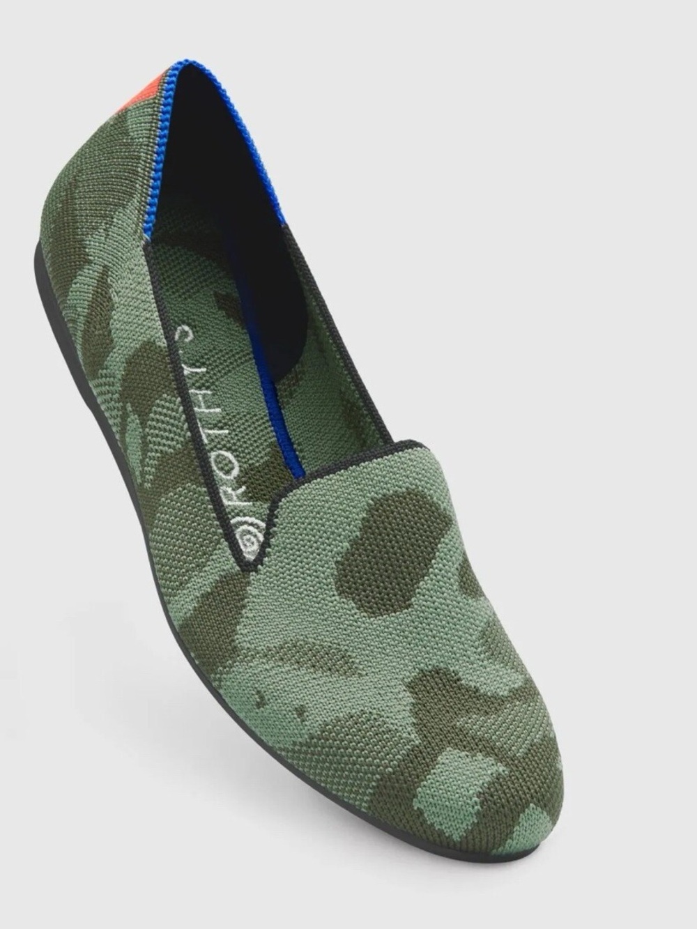 Rothy’s Olive Camo Loafer Flats Size US 8.5